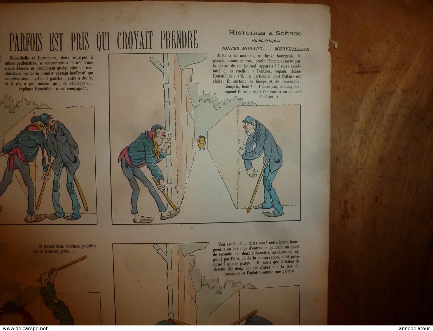 1891 Image Pellerin & Cie  "Aux Armes D'Epinal" --->PARFOIS EST PRIS QUI CROYAIT PRENDRE  (Histoires & Humour) - Collections