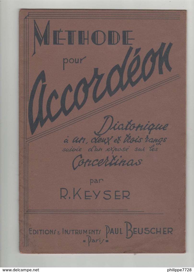 Méthode Pour Accordéon Diatonique Paul Beuscher - Textbooks