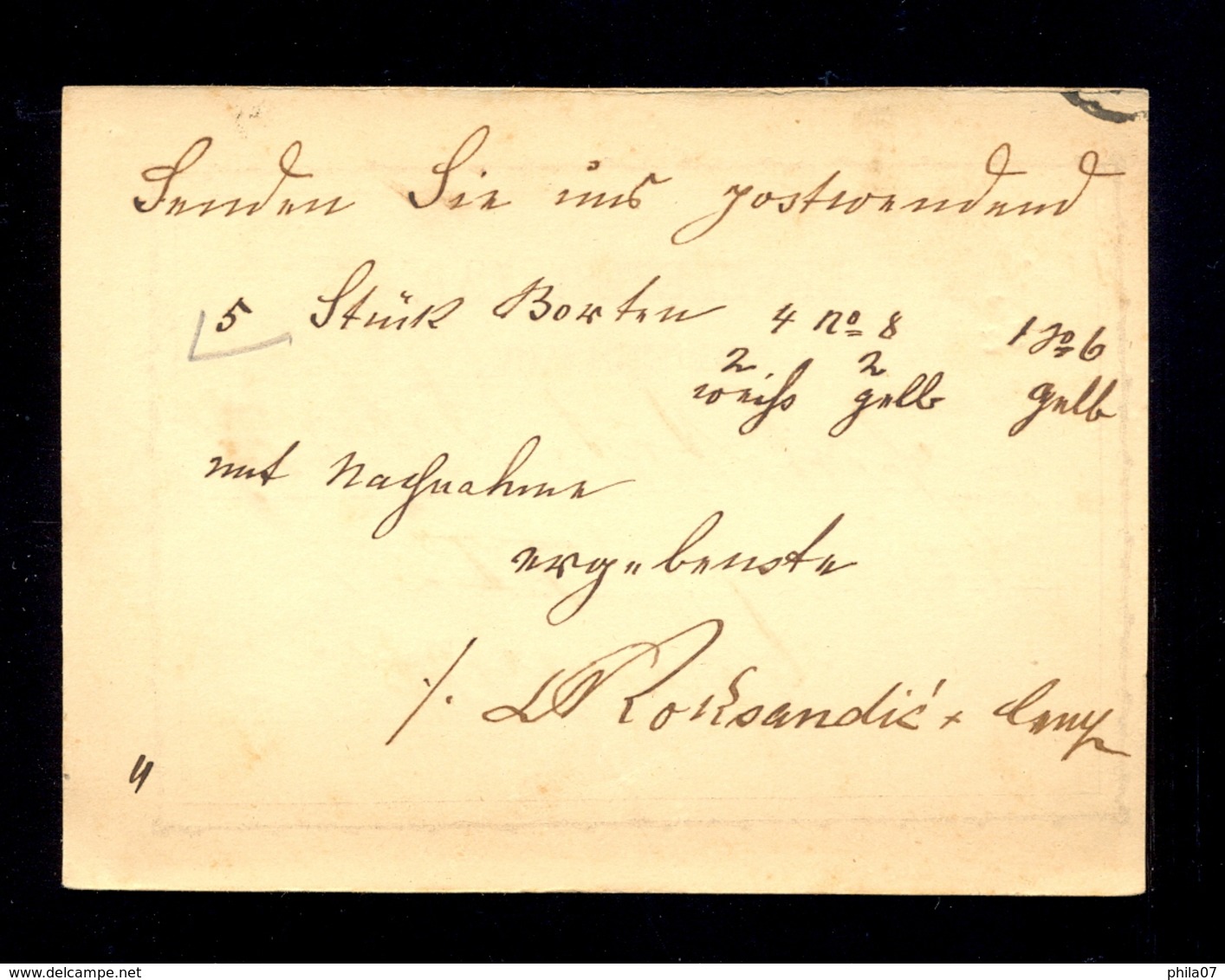 Hungary-Croatia - Stationery Sent From Karlovac To Wien 26.06.1875. / 2 Scans - Other & Unclassified