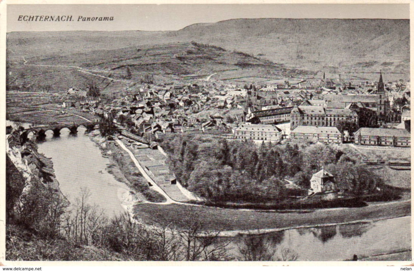 ECHTERNACH-PANORAMA-VIAGGIATA 1933 - Echternach