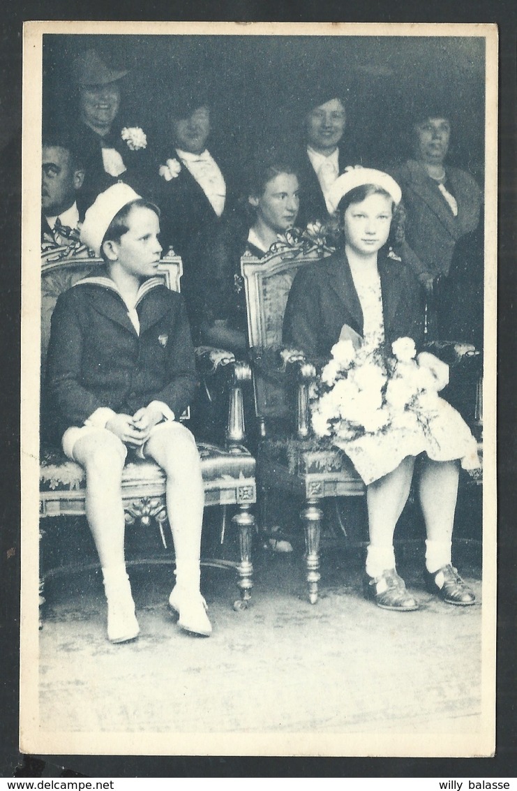 +++ CPA - BRUSSEL - BRUXELLES - Princesse Joséphine Ch. Et Prince Baudouin - Championnat Jeu De Balle 1939  // - Feesten En Evenementen