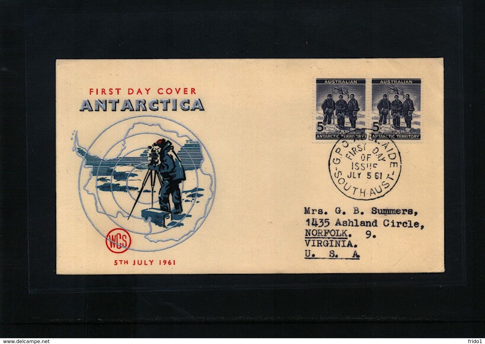 Australian Antarctic Terrritory 1961 Antarctica FDC - FDC