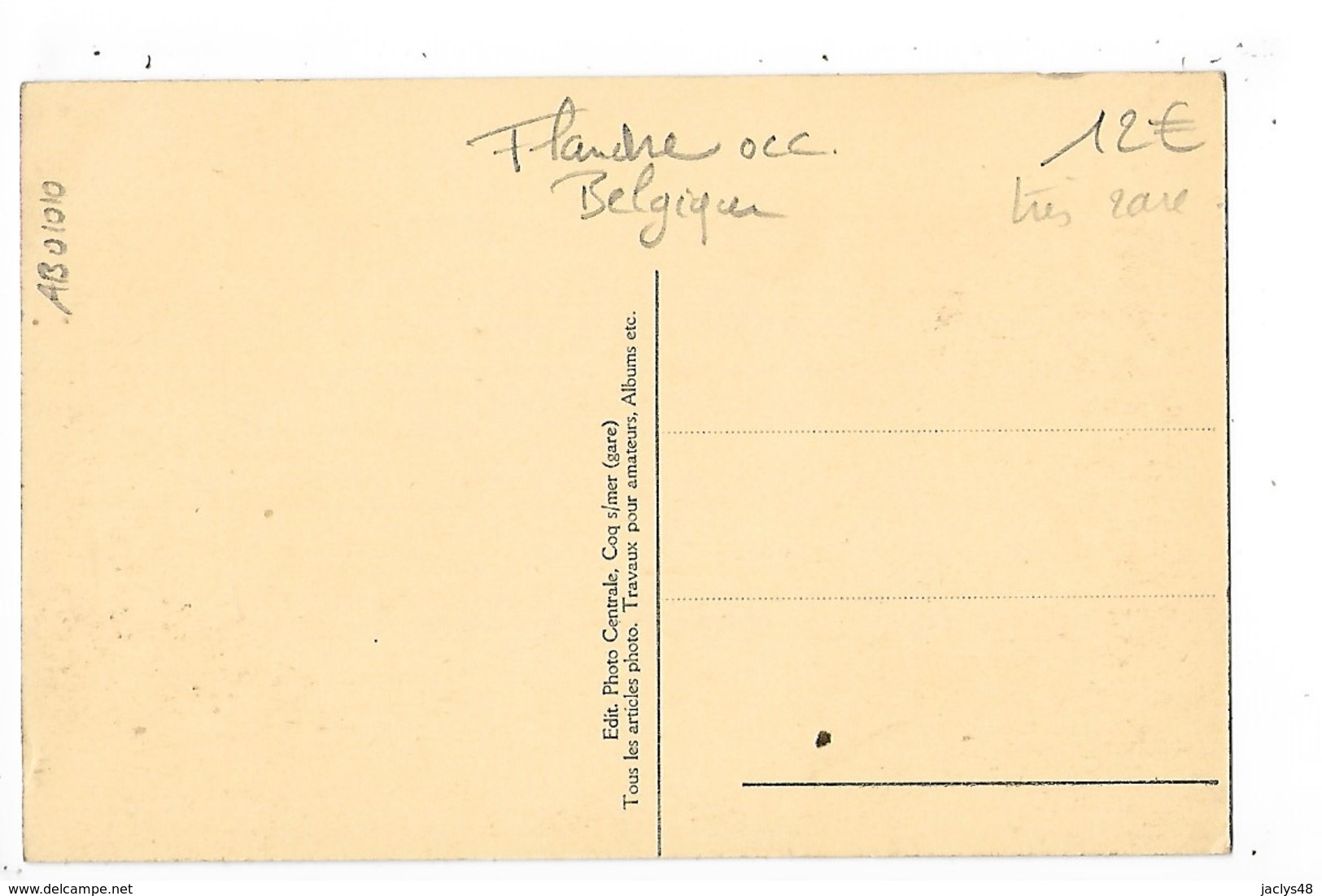 Coq S/mer - Vue Générale - Den Haan Aan/Zee - Algemeen Zicht ## TRES  RARE ##   -  L 1 - Other & Unclassified