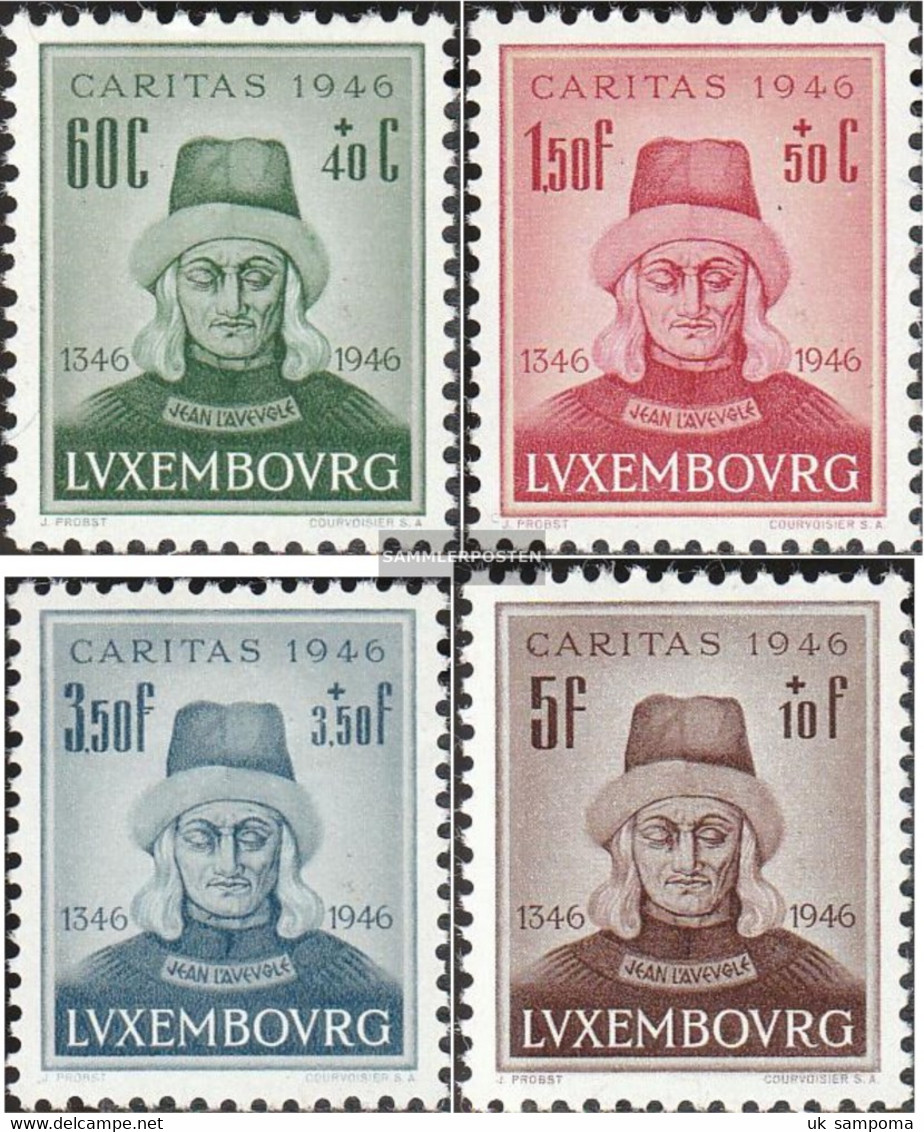 Luxembourg 413-416 (complete Issue) Unmounted Mint / Never Hinged 1946 Johann The Blind - Unused Stamps