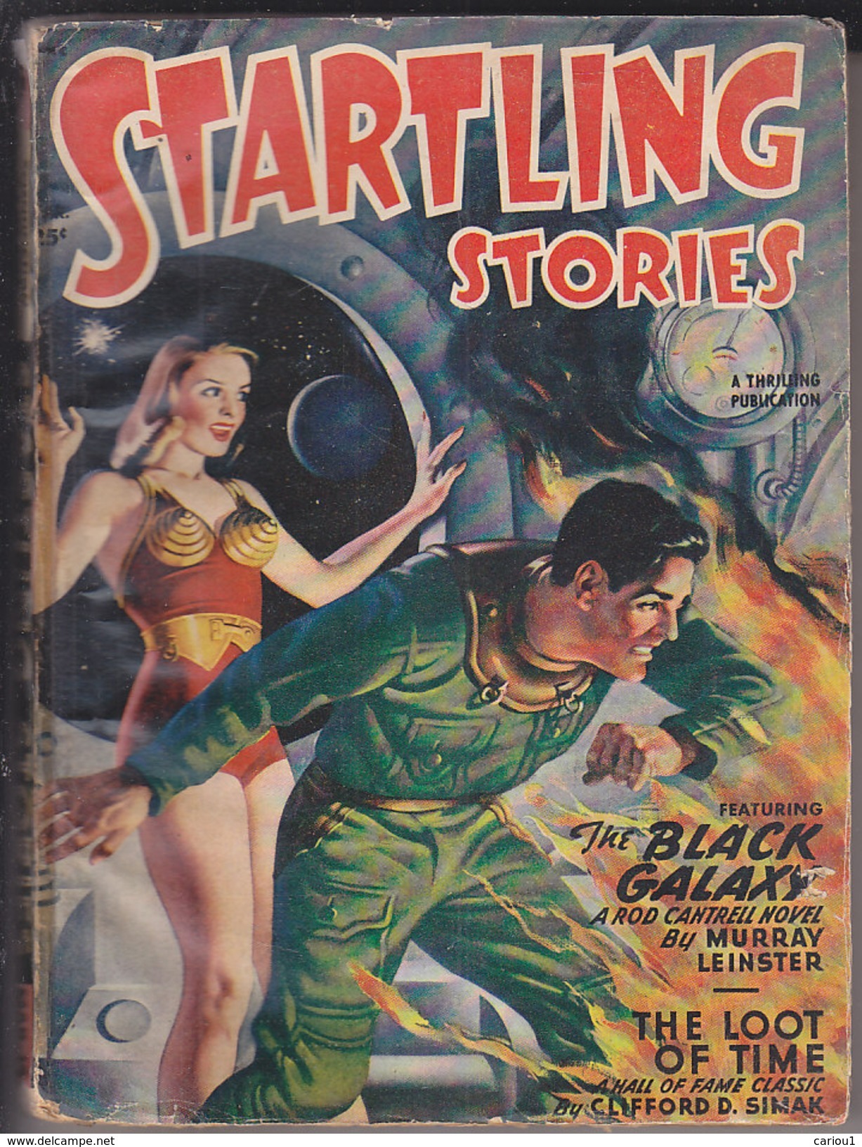 C1 STARTLING STORIES 03 1949 SF Pulp BERGEY Hubbard SIMAK Vance BRADBURY Leinster - Science-Fiction