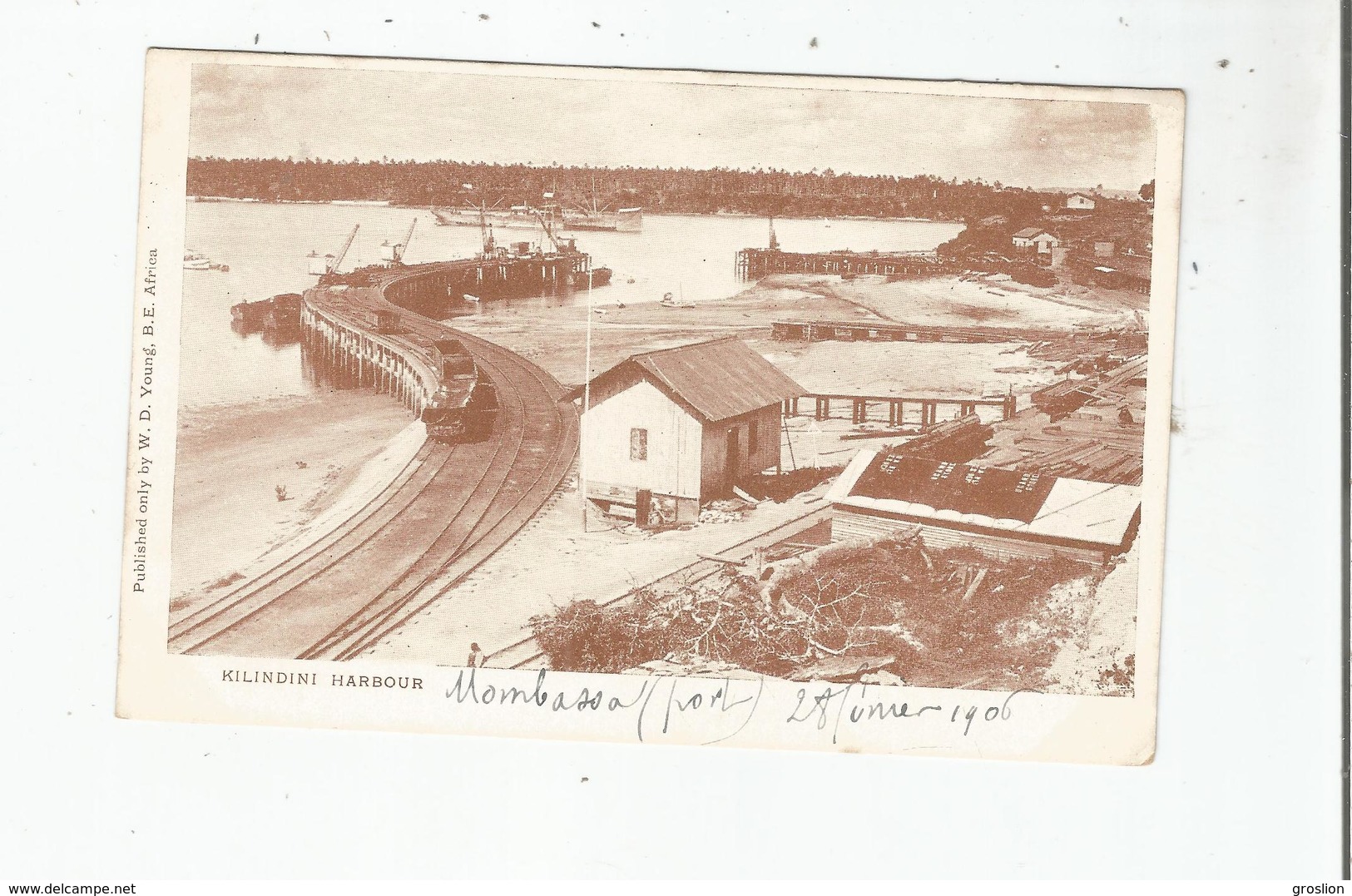 MONBASA (KENYA) KILINDINI HARBOUR 1906 - Kenya