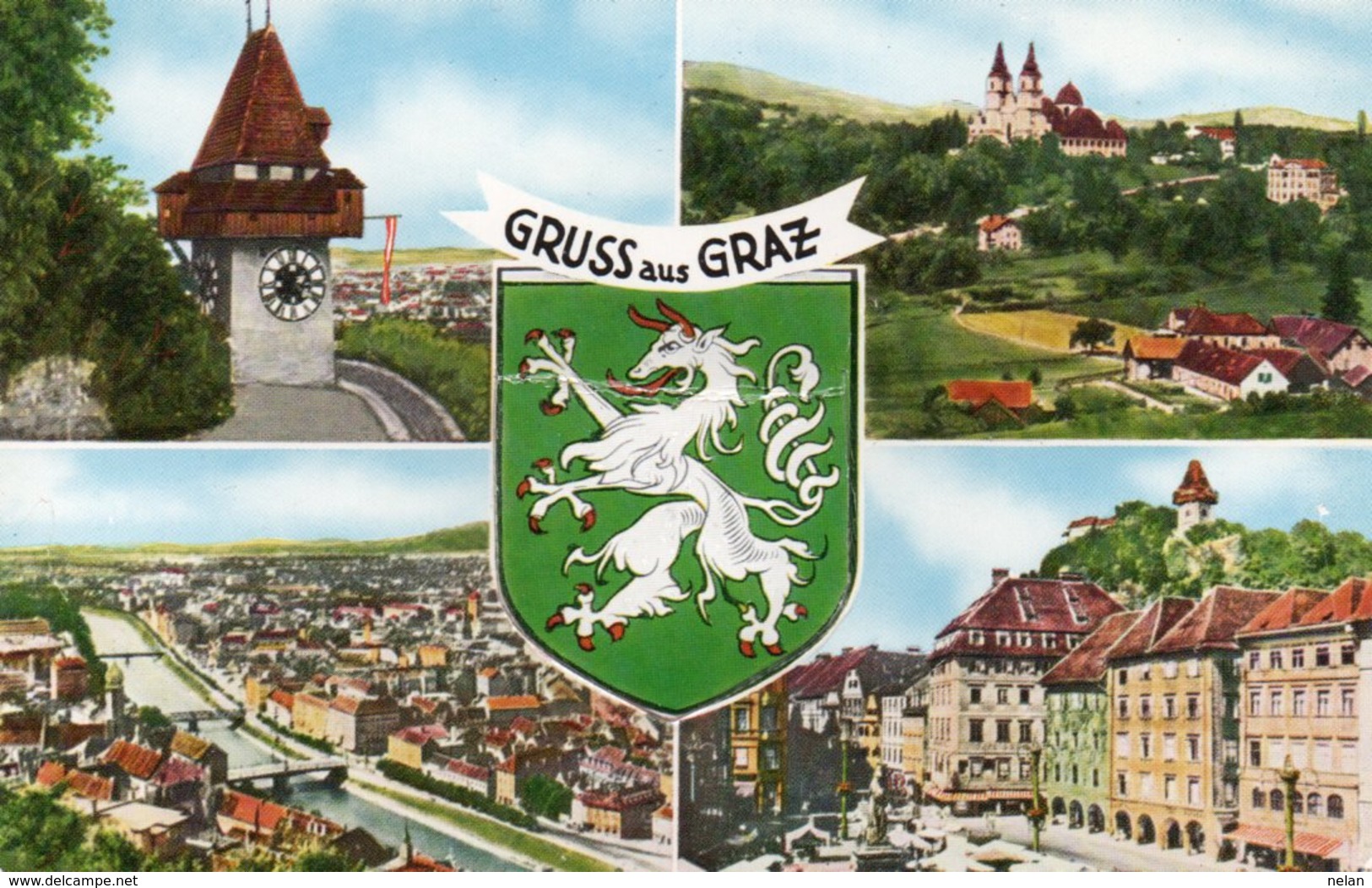 GRUSS AUS GRAZ-NON VIAGGIATA - Saluti Da.../ Gruss Aus...