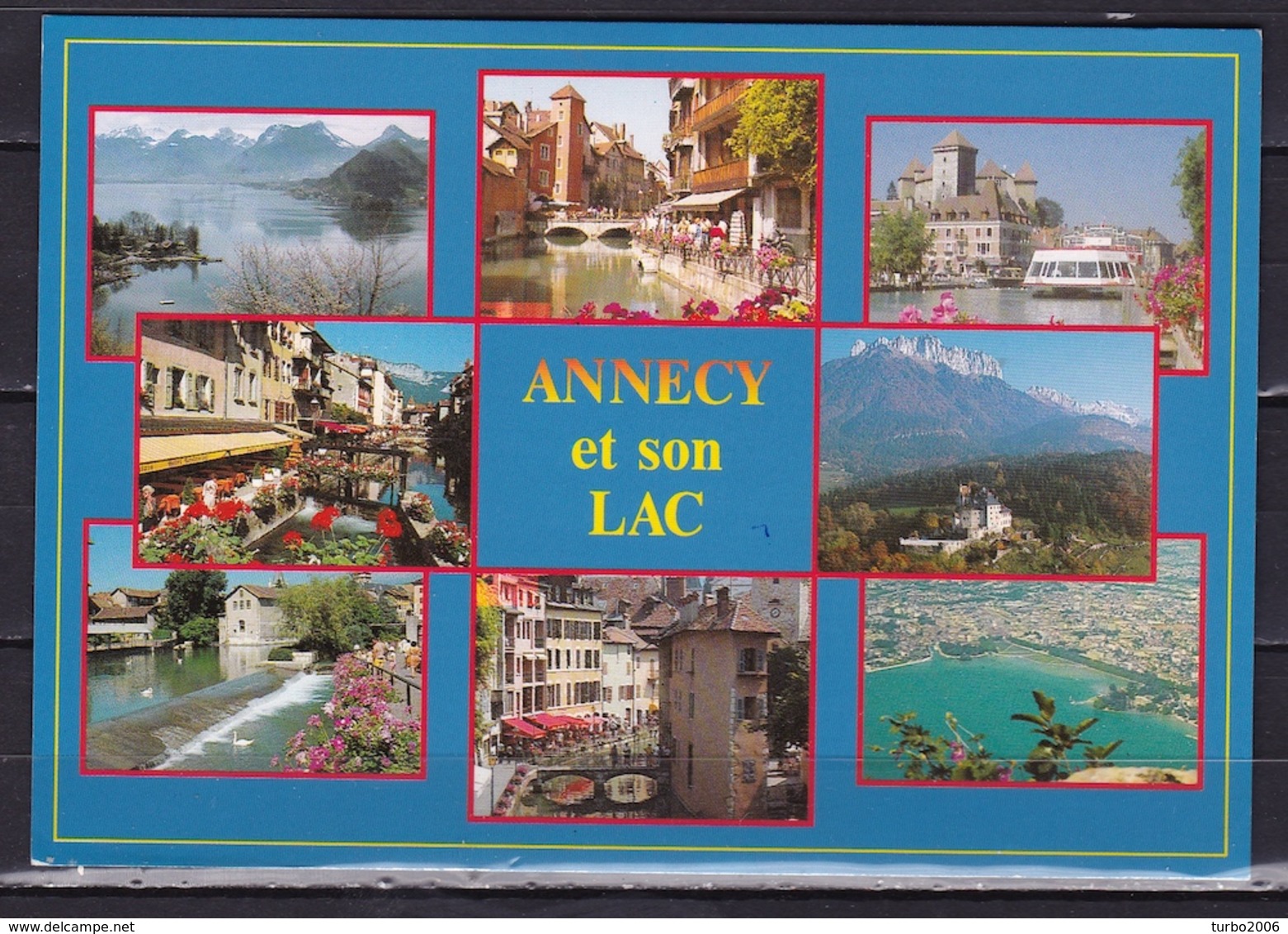 France 25-7-1999 Early Double Currency FFR 3,00 / € 0,46 Stamp On Postcard From Annecy - Zonder Classificatie