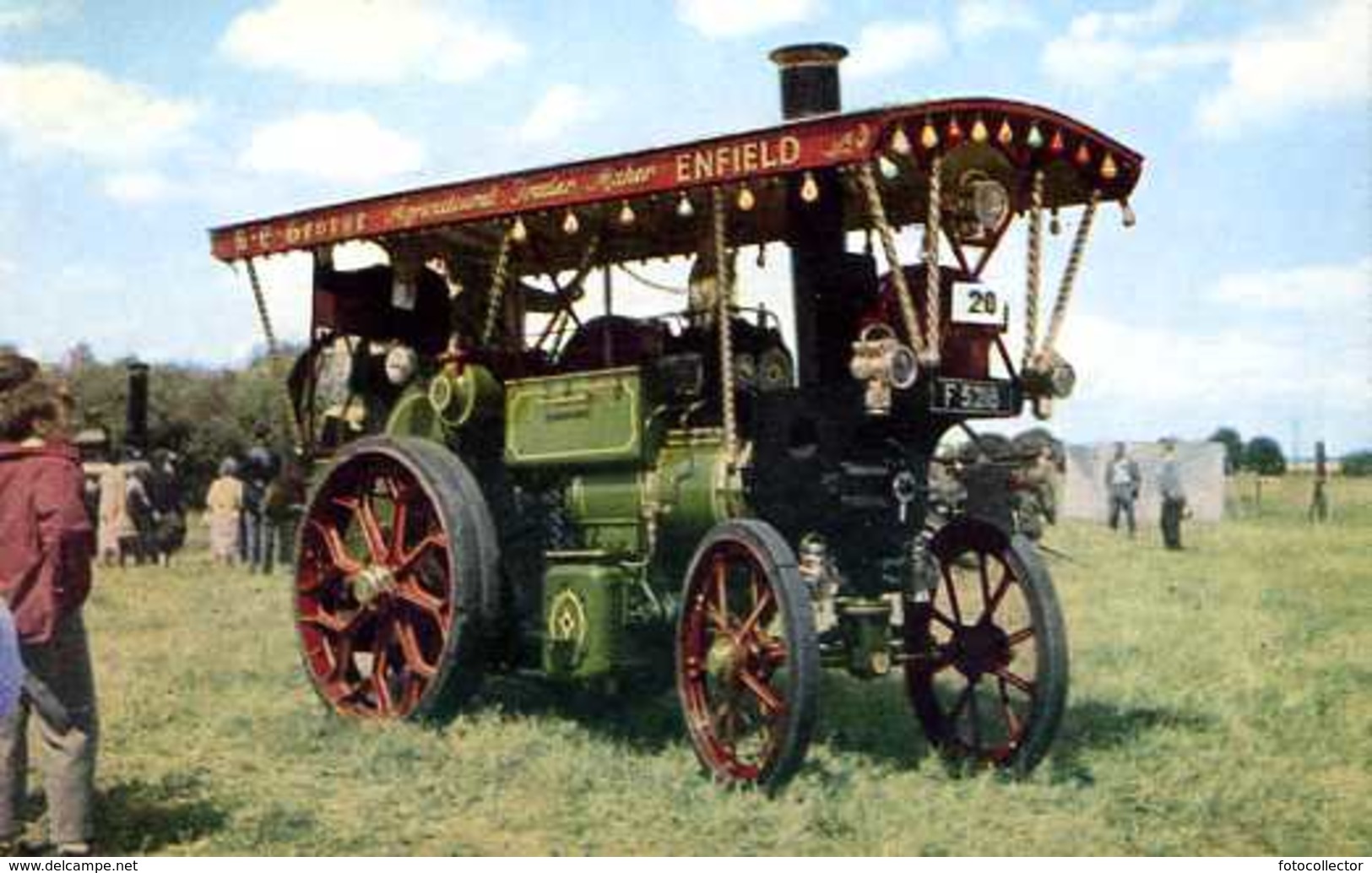 Compresseur Agricole Aveling Et Porter Showman's Traction N° 7612 De 1912 - Tracteurs