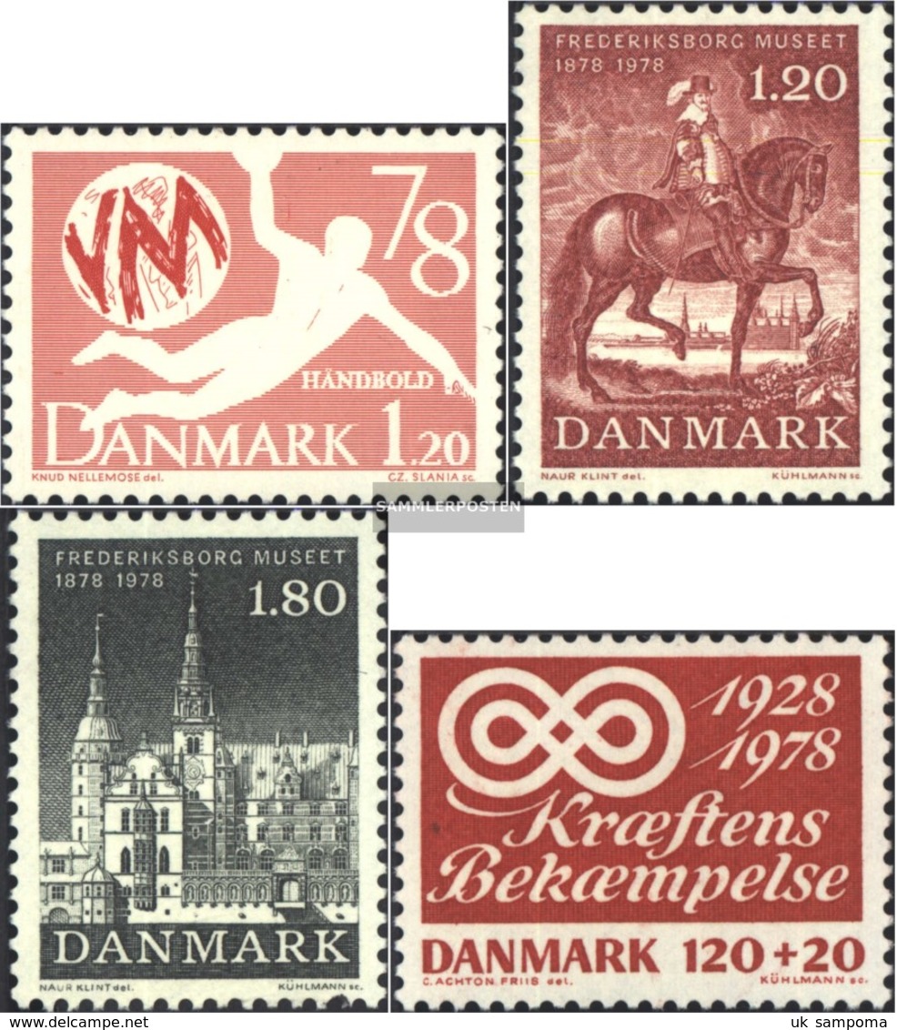 Denmark 655,660-661,672 (complete Issue) Fine Used / Cancelled 1978 Special Stamps - Used Stamps