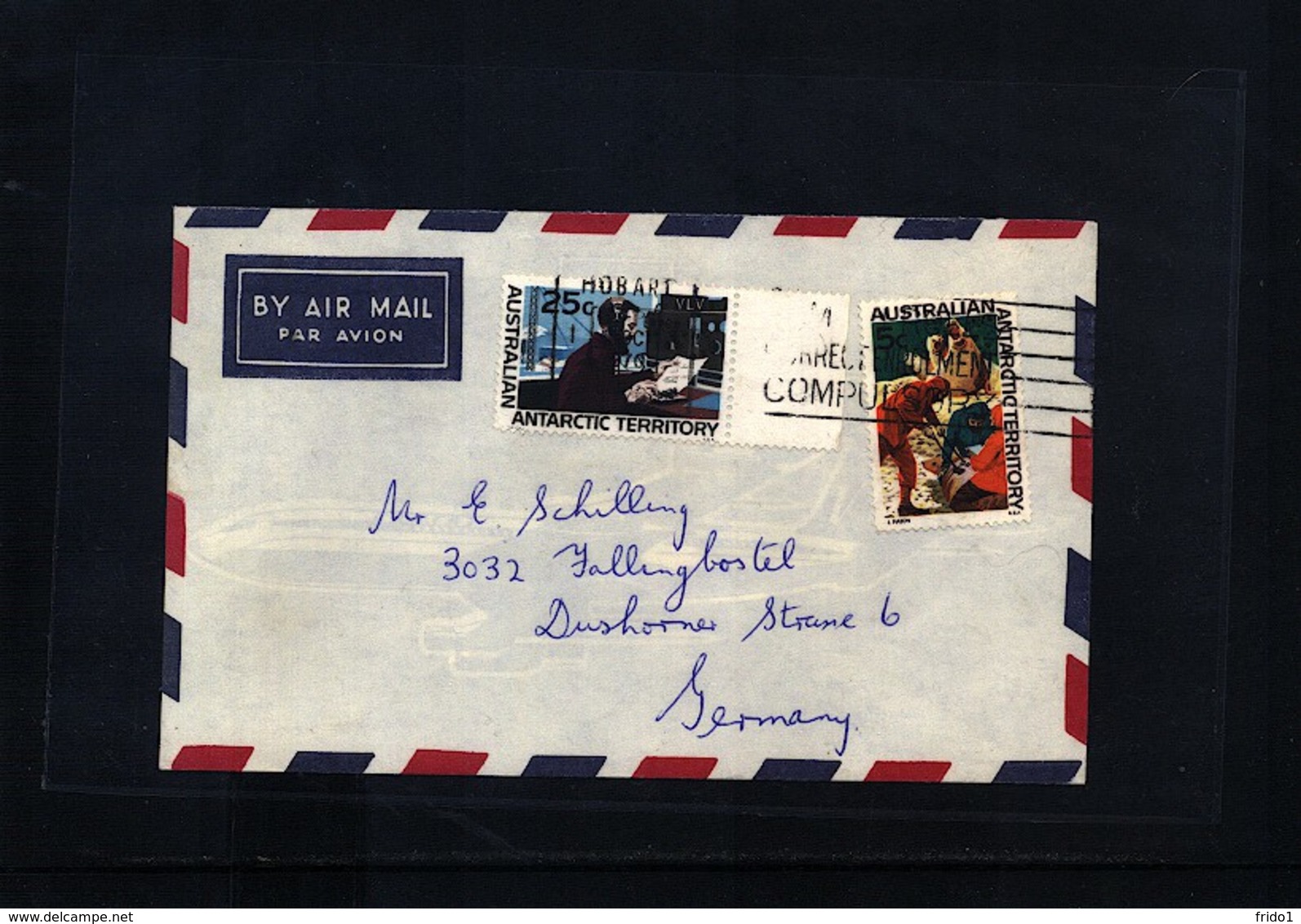 Australian Antarctic Terrritory 1970  Interesting Airmail Letter - Briefe U. Dokumente