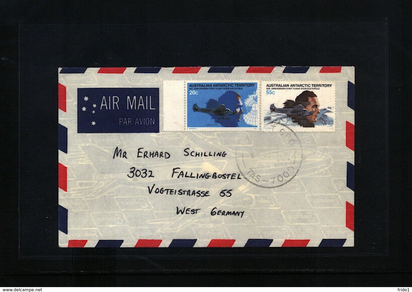 Australian Antarctic Terrritory Interesting Airmail Cover - Briefe U. Dokumente