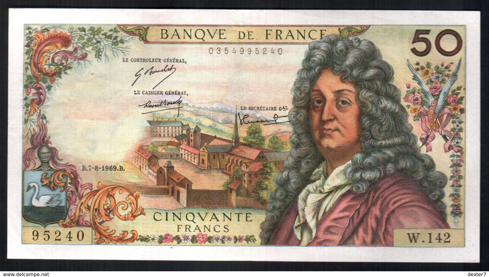 France 50 Francs Racine 1968 50 Francia Splendida - 50 F 1962-1976 ''Racine''