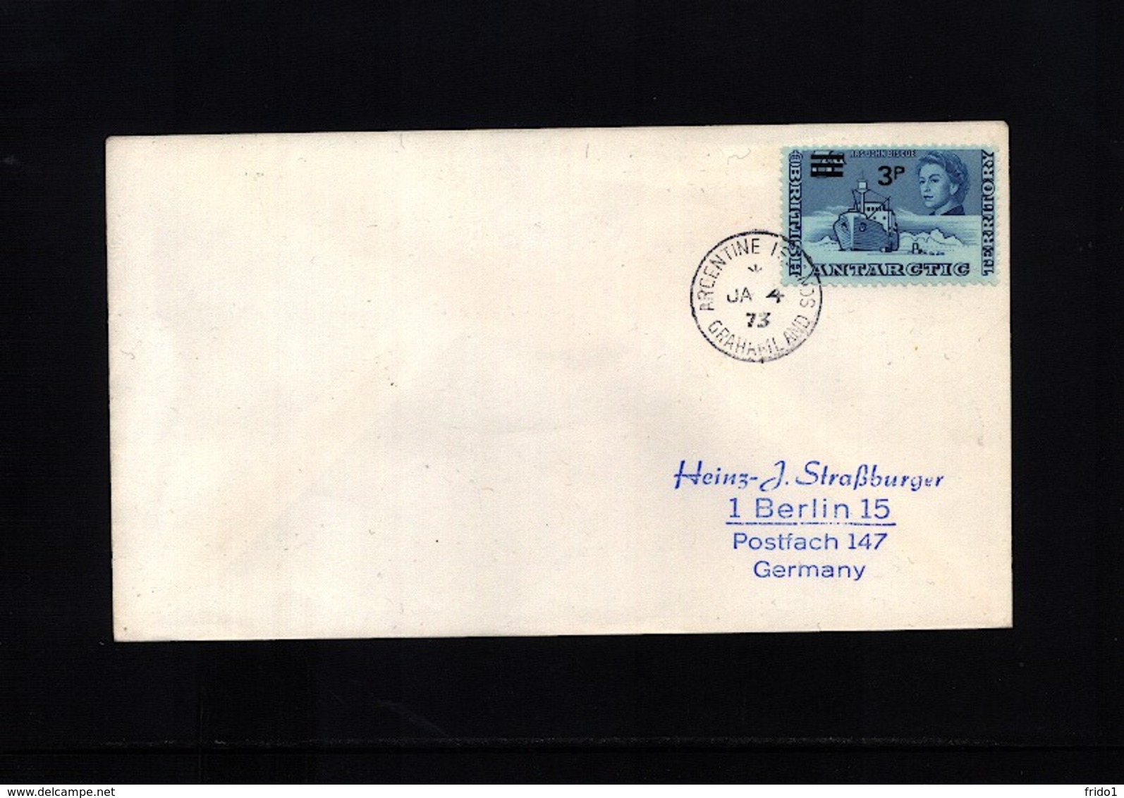 British Antarctic Territory 1973 Argentine Islands Interesting Cover - Briefe U. Dokumente