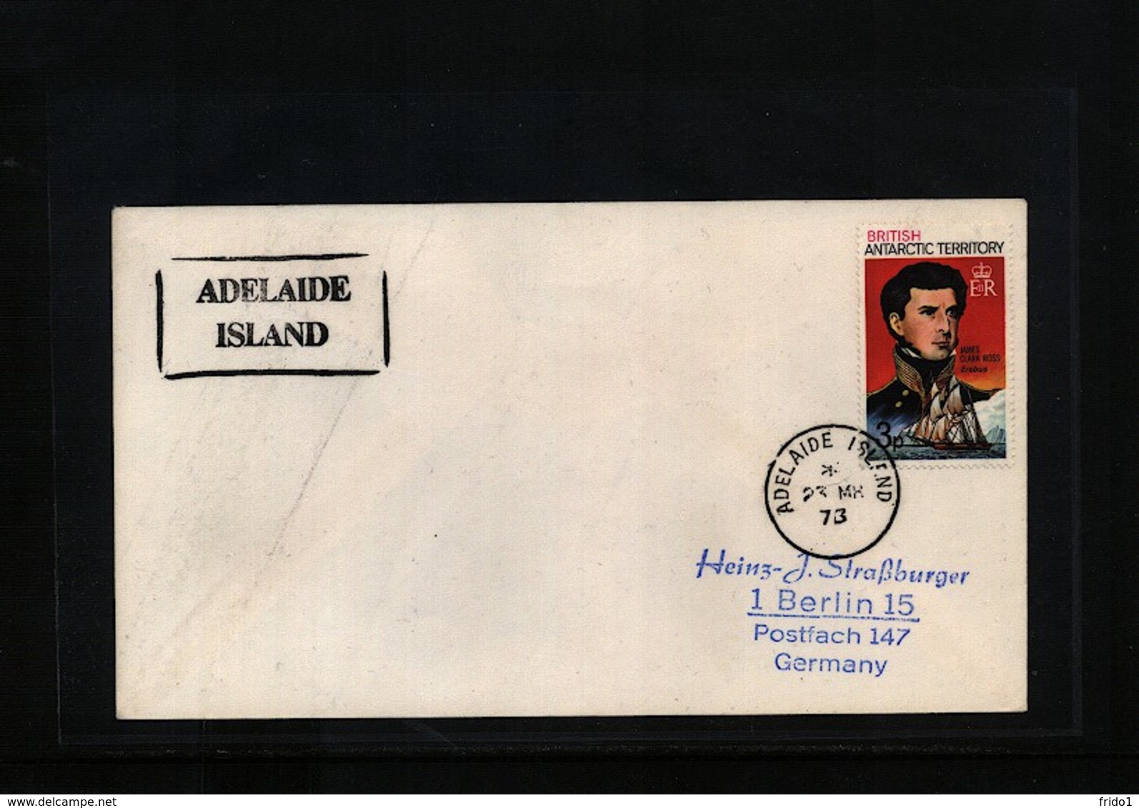 British Antarctic Territory 1973 Adelaide Island Interesting Cover - Briefe U. Dokumente