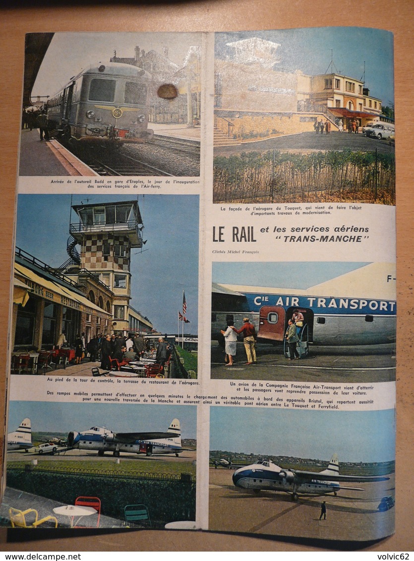 Vie du Rail 807 1961 panticosa aéroport du touquet vikings à paris et rouen cyclisme USCF saint étienne