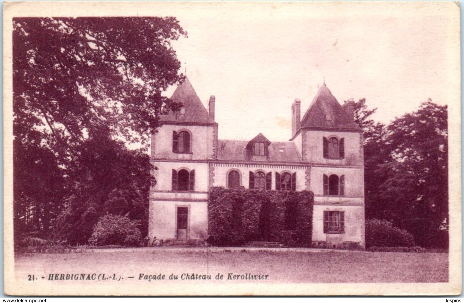 44 - HERBIGNAC -- Façade Du Chateau De Kerollivier - Herbignac