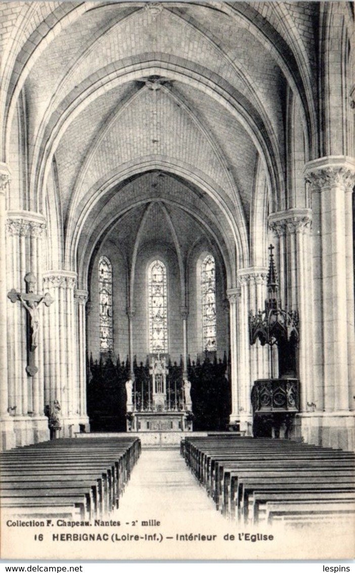 44 - HERBIGNAC -- Intérieur De L'Eglise - Herbignac