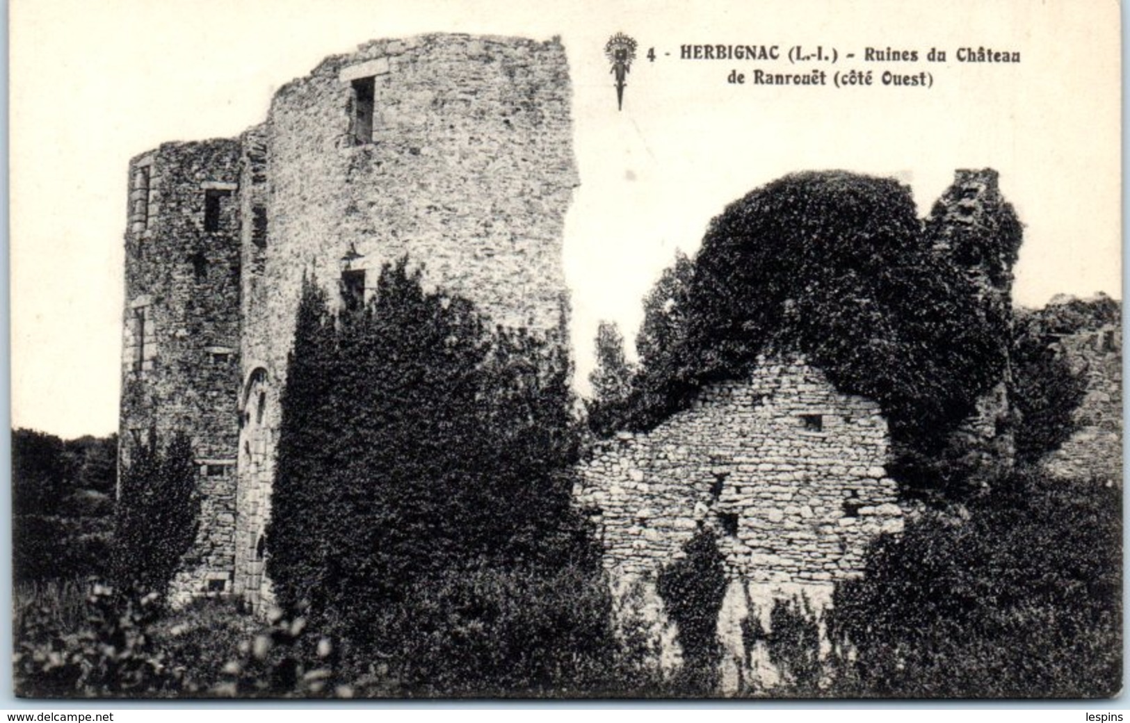 44 - HERBIGNAC -- Ruuines Du Château De Ranrouet - Herbignac