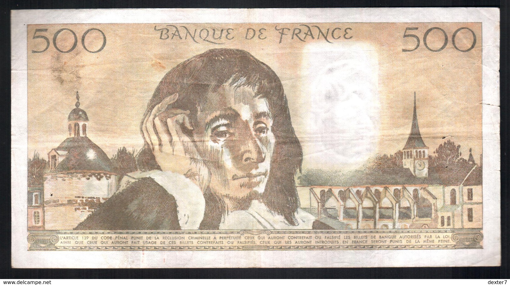 France 500 Francs Pascal 1983 500 Francia - 500 F 1968-1993 ''Pascal''