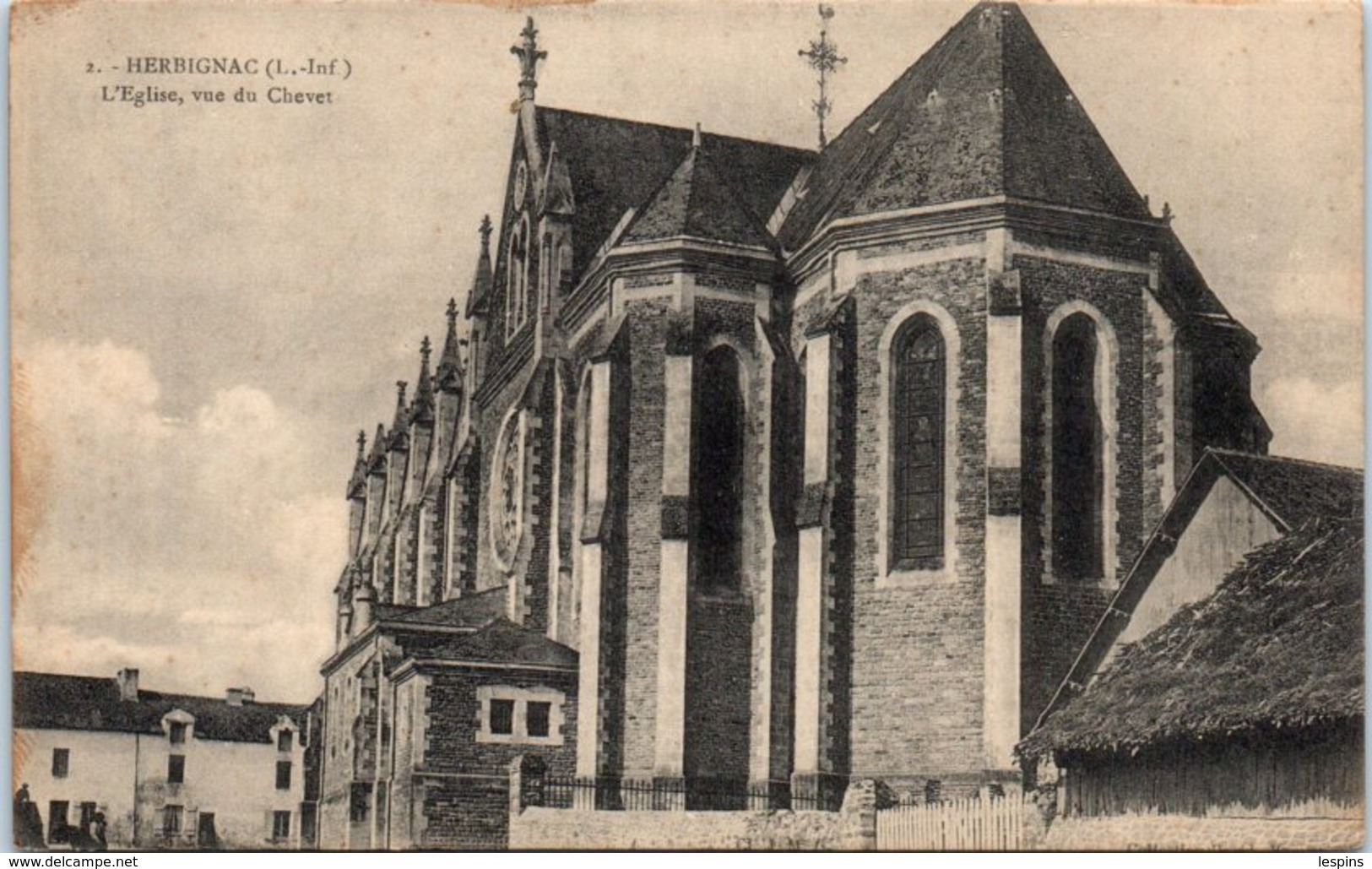 44 - HERBIGNAC -- L'Eglise , Rue Du Chevet - Herbignac