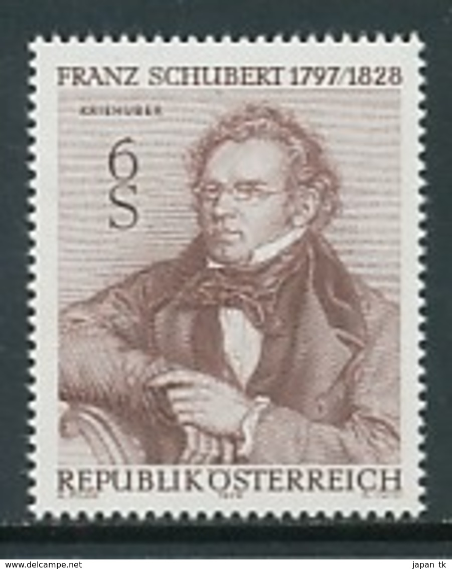ÖSTERREICH Mi. Nr. 1590 150. Todestag Von Franz Schubert - MNH - Ungebraucht