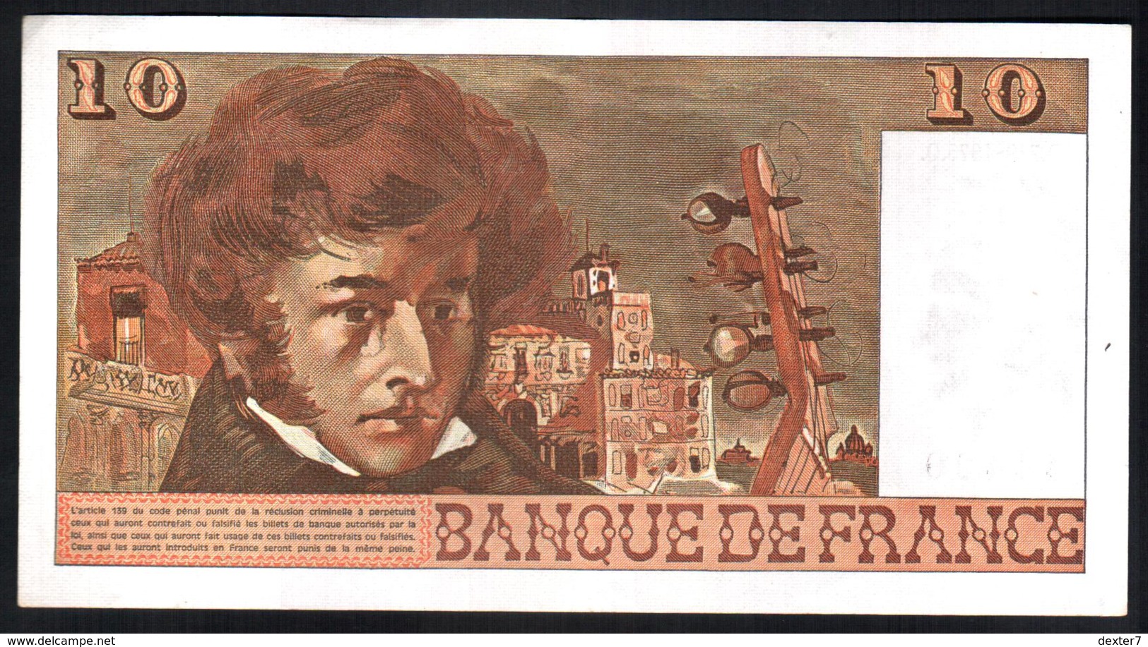 France 10 Francs Berlioz 1975 10 Francia - 10 F 1972-1978 ''Berlioz''