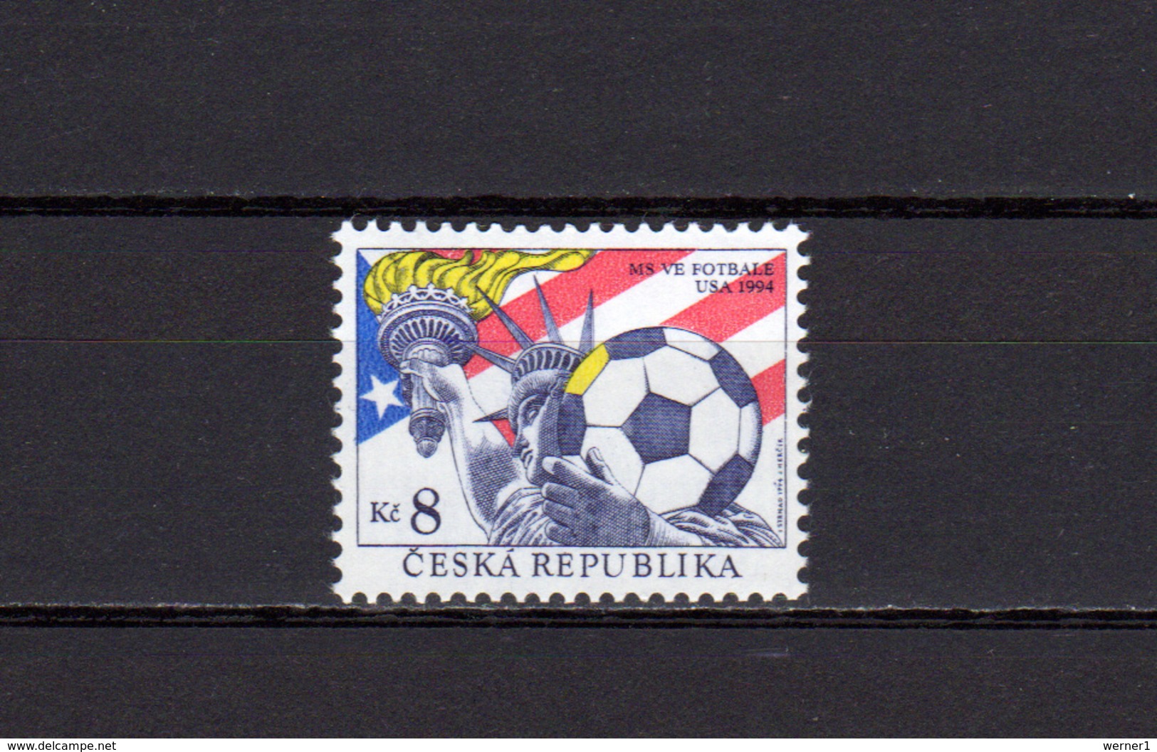 Czech Republic 1994 Football Soccer World Cup Stamp MNH - 1994 – États-Unis