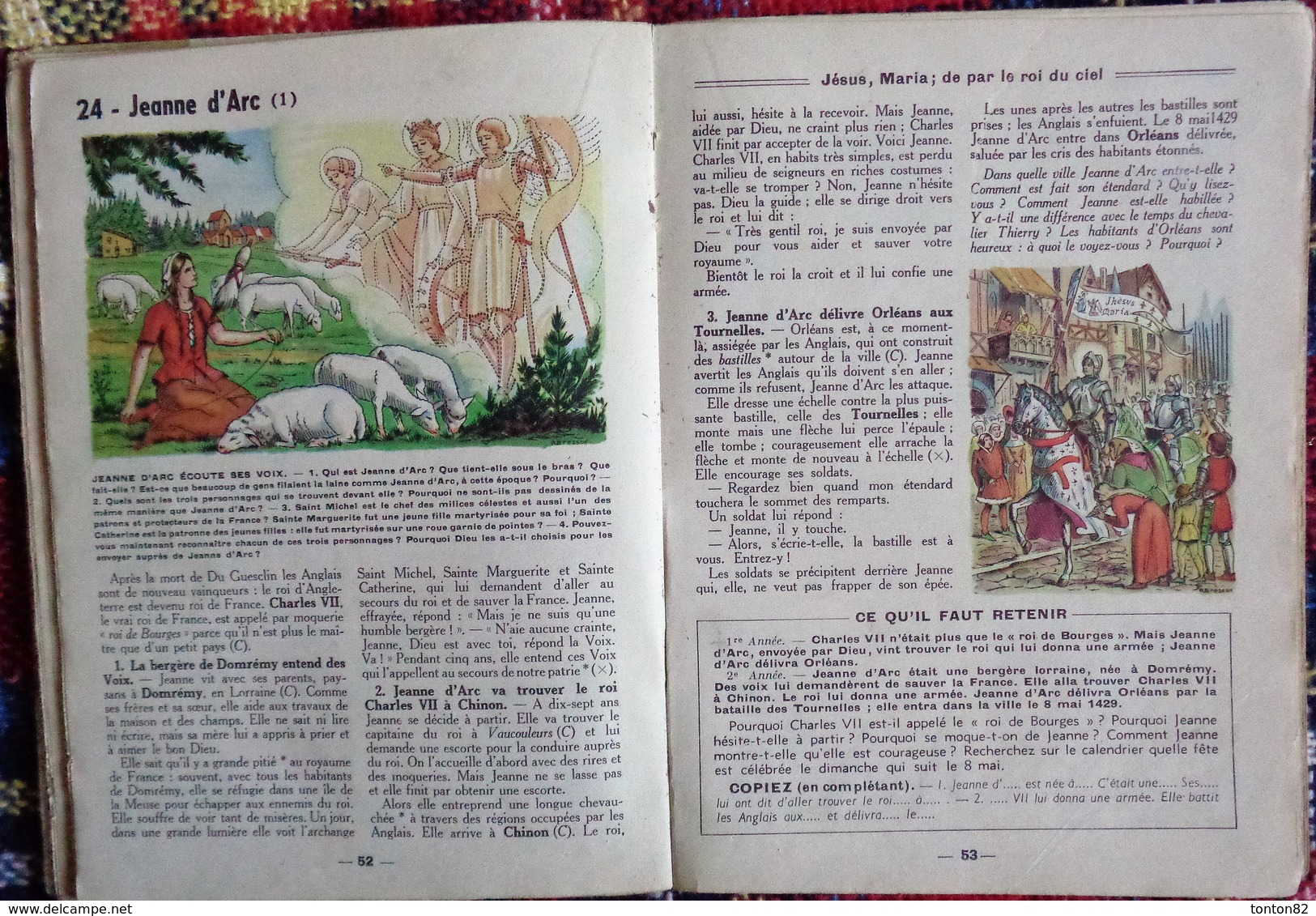 E. Billebault - Il y avait autrefois ... - Histoire de France - Cours élémentaire - Les Éditions de l'École  .