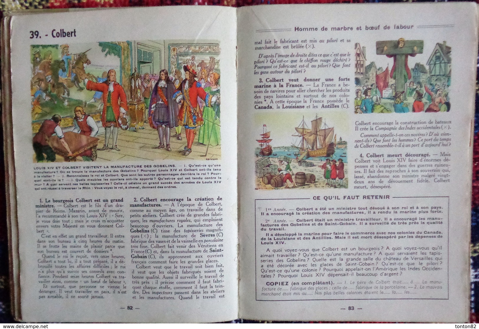 E. Billebault - Il y avait autrefois ... - Histoire de France - Cours élémentaire - Les Éditions de l'École  .