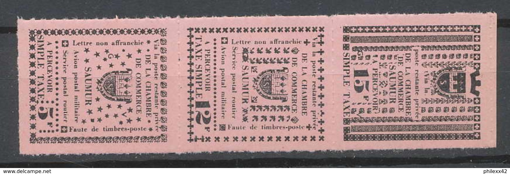 0004a/ France Grève De Saumur 1953  Neuf ** Rose Cote 75 - Other & Unclassified