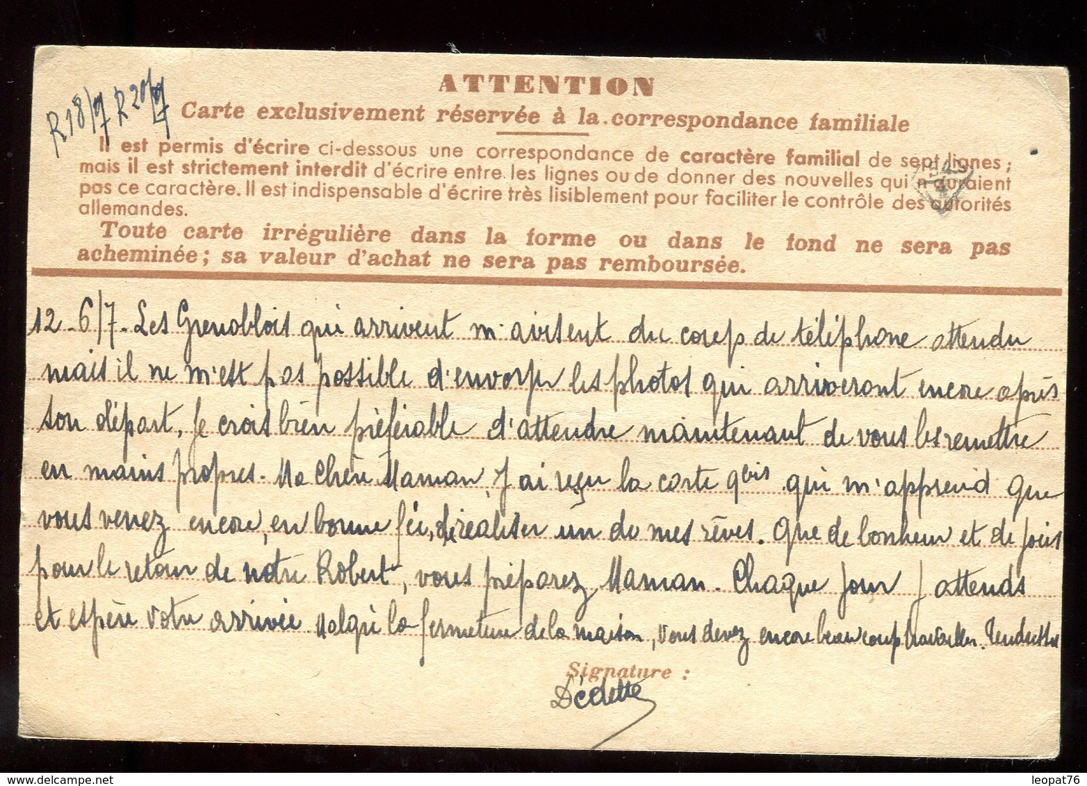 Entier Postal De Biviers Pour Paris En 1941 - N144 - Cartes Postales Types Et TSC (avant 1995)