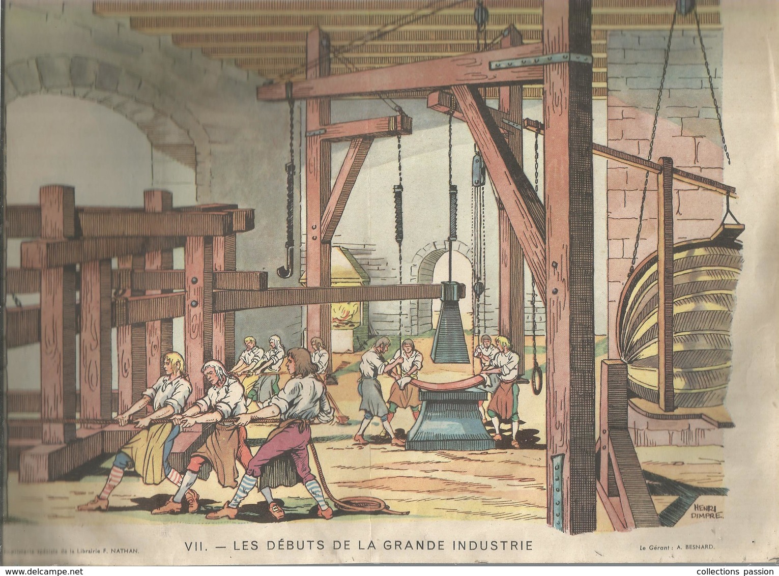 Supplément Illustré Au Journal Des Instituteurs Et Institutrices, 1953 , VII , Les Débuts Grande Industrie ,frais 1.95 E - Autres & Non Classés