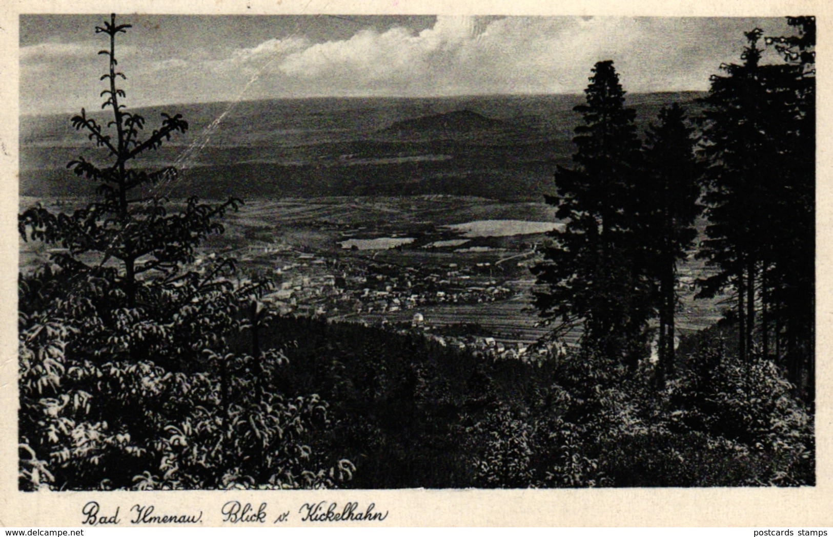 Ilmenau, Blick Vom Kickelhahn, 30er Jahre - Ilmenau