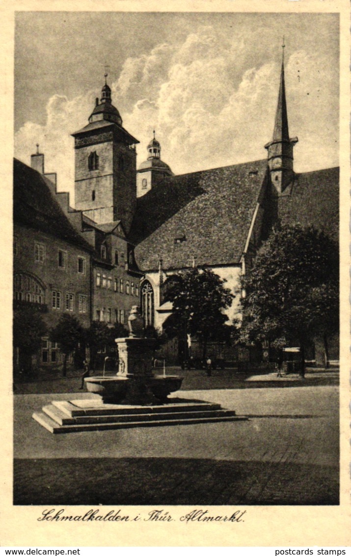 Schmalkalden, Altmarkt, 1937 - Schmalkalden