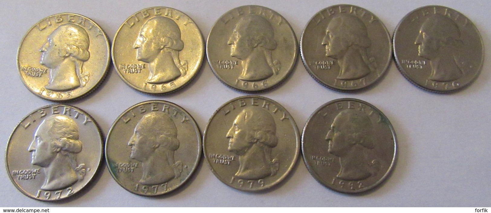 Etats-Unis - Vrac De 19 Monnaies Principalement Années 60 Et 70 - Collections