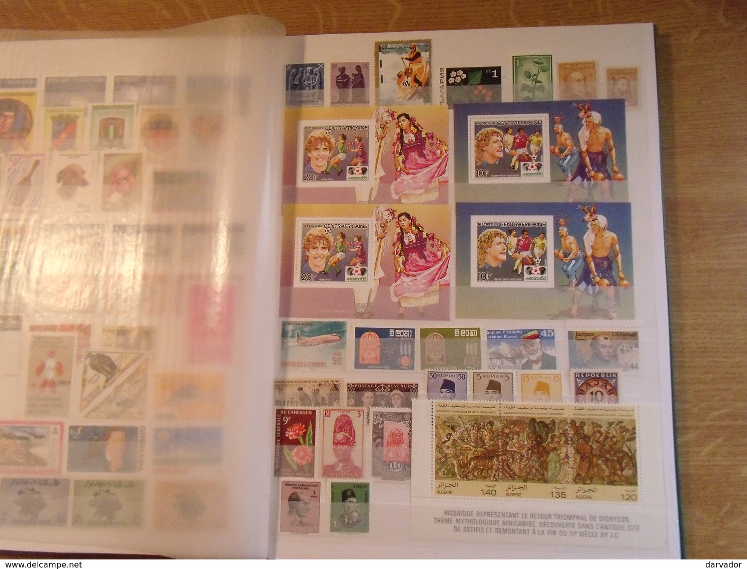 album Q / Collection  de timbres DIVERS MONDE dont blocs tous neuf ** MNH superbe