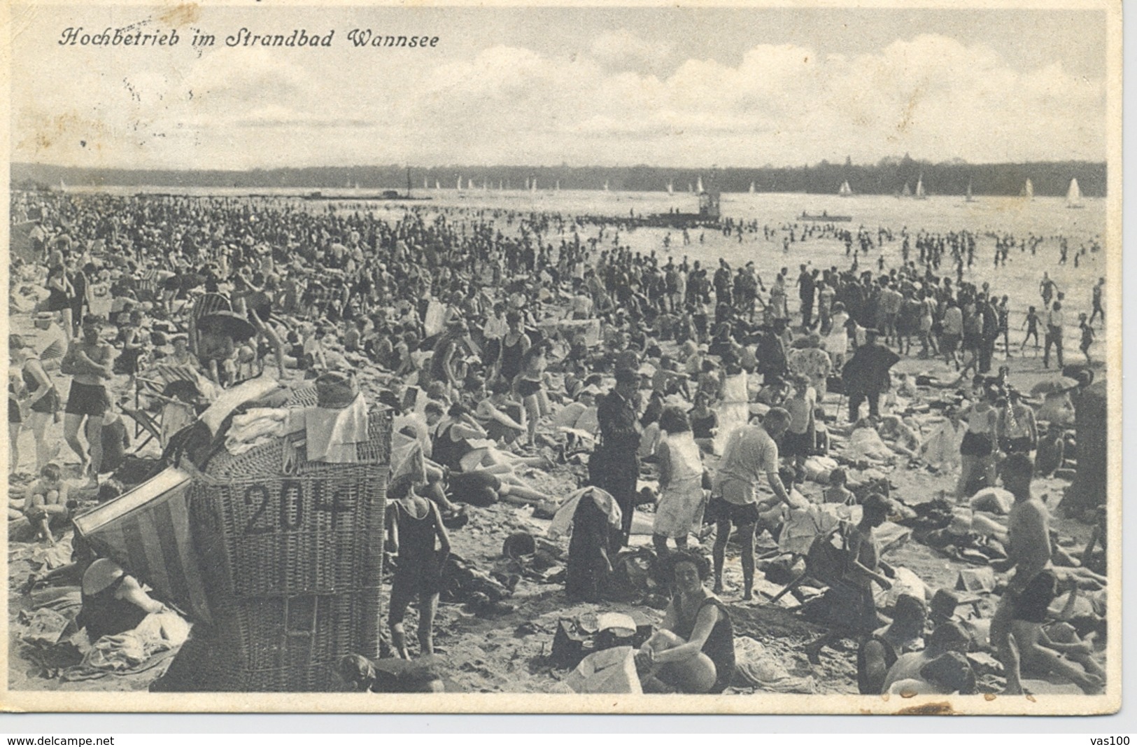 CPA BERLIN- WANNSEE BEACH - Wannsee