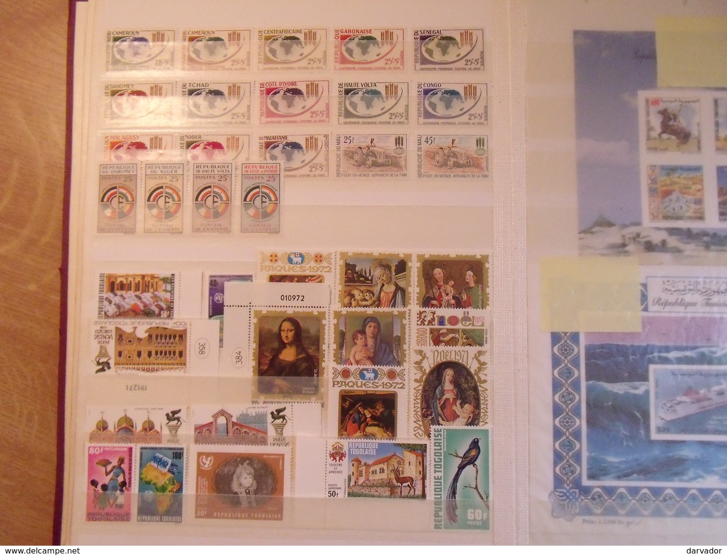 album R / Collection  de timbres DIVERS COLONIES FRANCAISES / TAAF etc dont blocs tous neuf ** MNH superbe