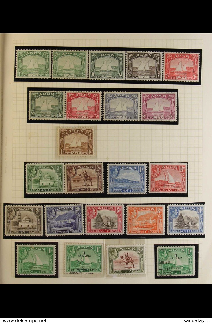 1937-52 KGVI COLLECTION IN AN UNDER PRESSURE CROWN ALBUM. A Magnificent Mint, Nhm & Used Collection Presented In A Bulgi - Otros & Sin Clasificación