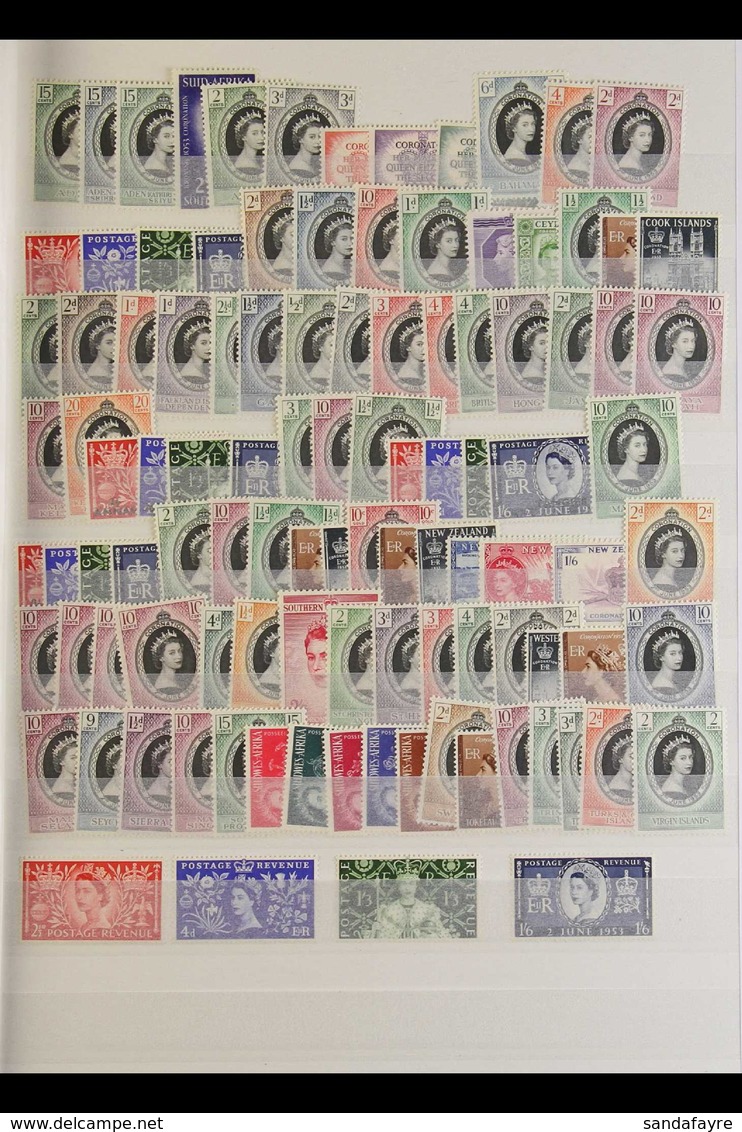 BRITISH COMMONWEALTH 1953-2011. NEVER HINGED MINT ESTATE BALANCE. A Most Useful, ALL DIFFERENT Range On Various Stock Pa - Other & Unclassified