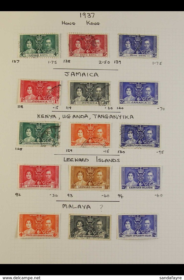 ROYALTY 1937-87 ALL DIFFERENT Collection Of Royalty Issues From Around The World Presented In SIX Albums, We See 1937 KG - Ohne Zuordnung