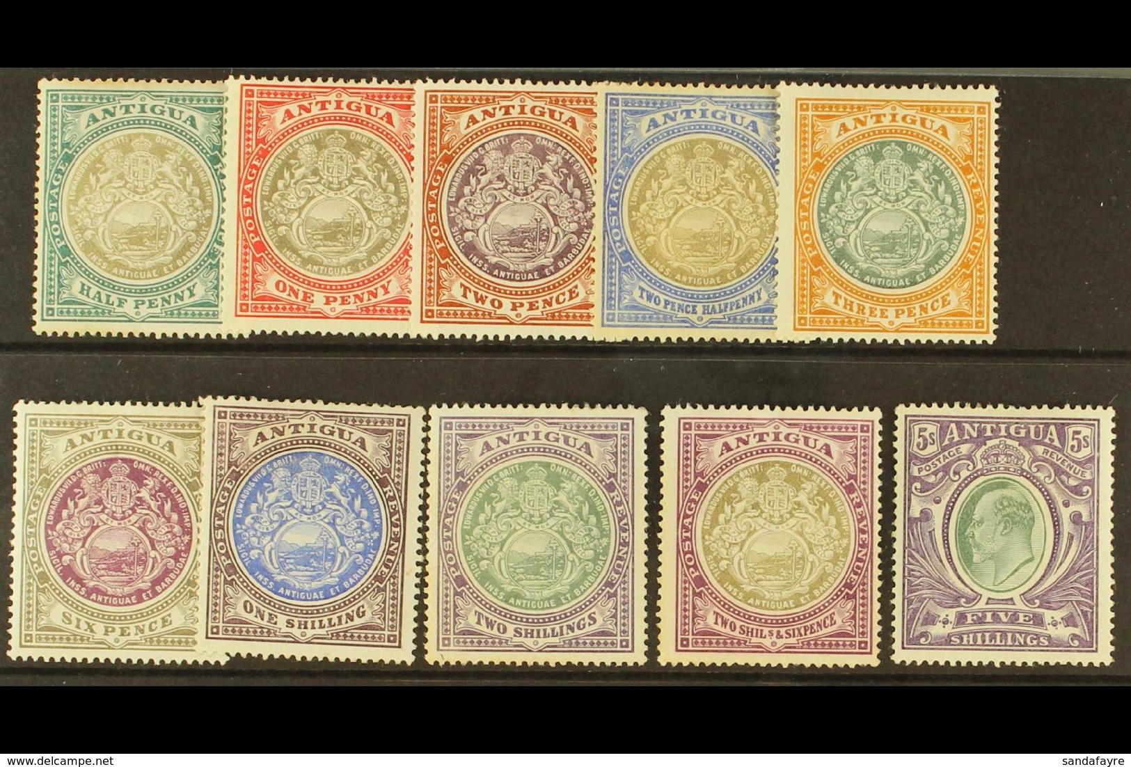 1903 Ed VII Set Complete, SG 31/40, Fine To Very Fine Mint. (10 Stamps) For More Images, Please Visit Http://www.sandafa - Other & Unclassified