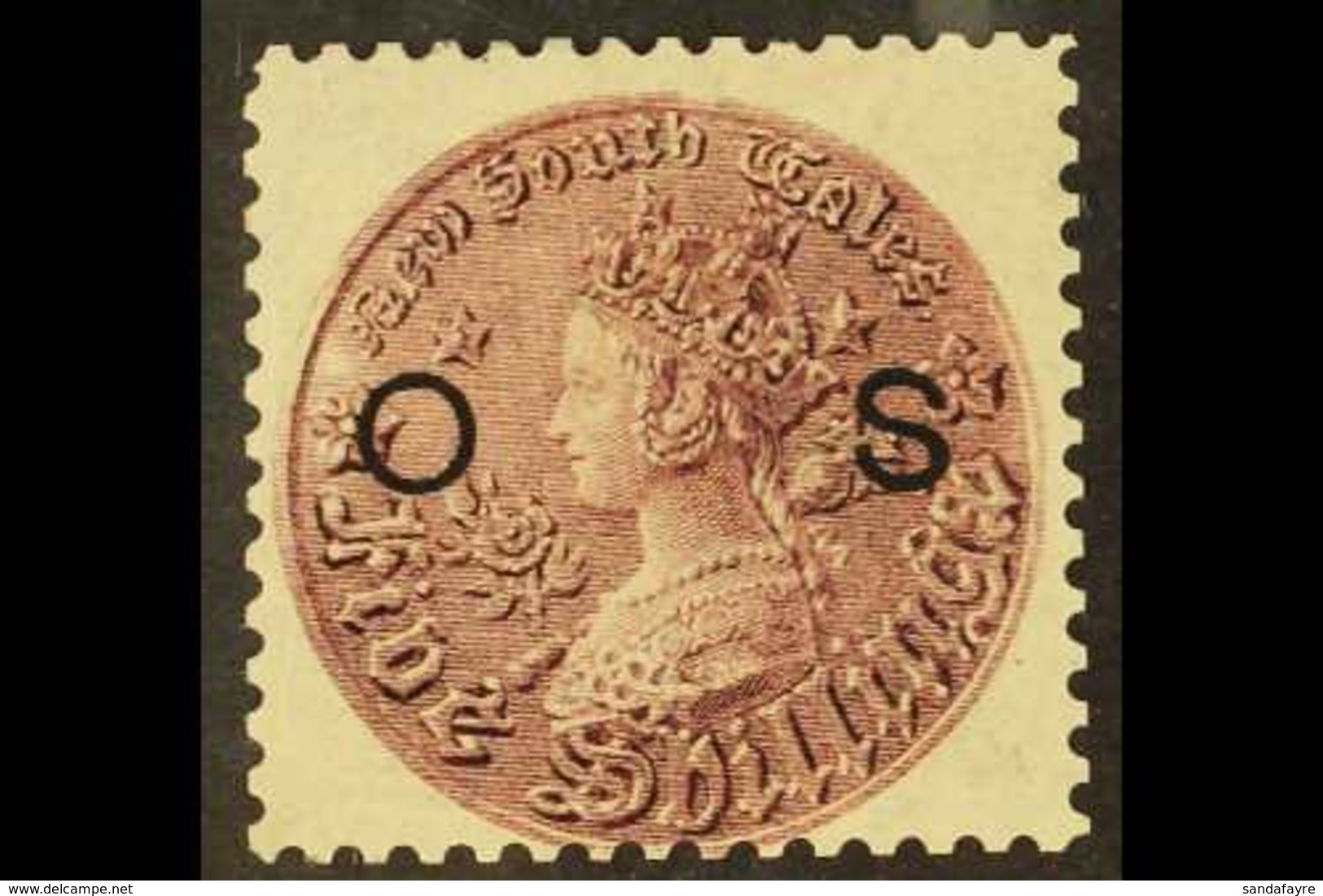 NEW SOUTH WALES OFFICIAL 1880-88 5s Rose-lilac "O S" Overprint, SG O18, Fine Mint, Lovely Fresh Colour. For More Images, - Autres & Non Classés