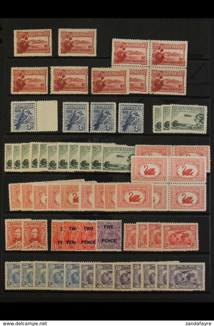 1927-37 KING GEORGE V MINT ASSEMBLY A Fine Mint Assembly Which Includes 1929 3d Air X14 1931 Kingsford-Smith At Least Fo - Otros & Sin Clasificación