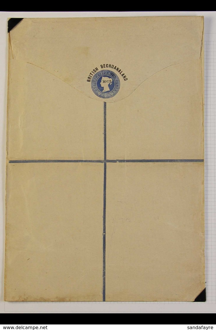 POSTAL STATIONERY REGISTERED ENVELOPES 1886-1889 Unused Collection, Includes 1886 4d H&G 2, 4d (x3 Different Sizes) H&G  - Autres & Non Classés