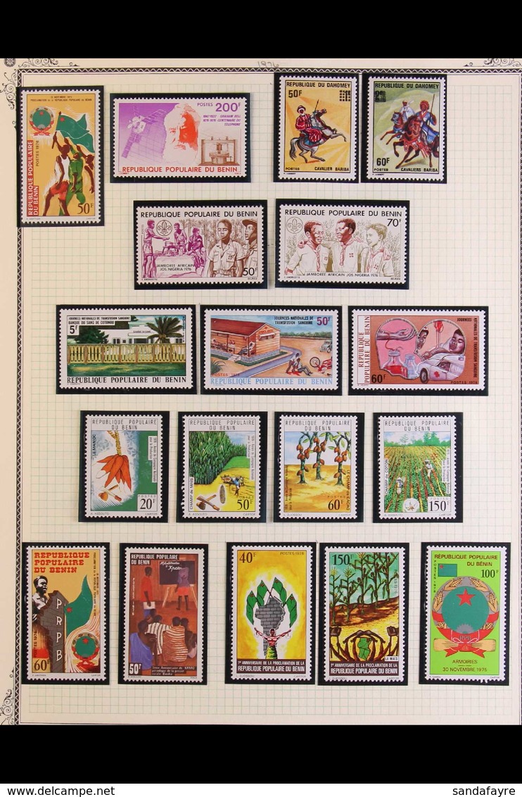 1976-85 ATTRACTIVE NHM COLLECTION OF SETS. An Extensive, ALL DIFFERENT Collection Presented In Mounts On Album, Ex Alpho - Autres & Non Classés