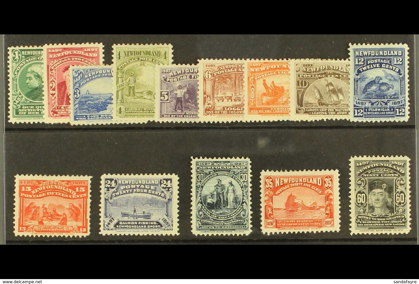 1897 Discovery Anniversary Complete Set, SG 66/79, Fine Fresh Mint. (14 Stamps) For More Images, Please Visit Http://www - Other & Unclassified