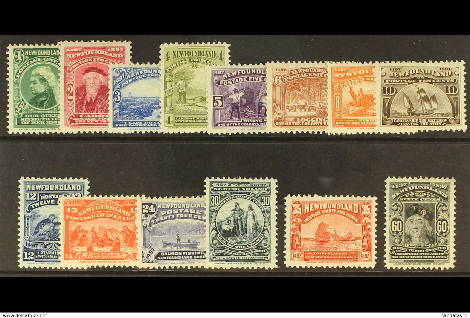 1897 Discovery Set, SG 66/79, Fresh Mint But Heavily Hinged. Lovely Appearance. Cat £325. (14 Stamps) For More Images, P - Sonstige & Ohne Zuordnung