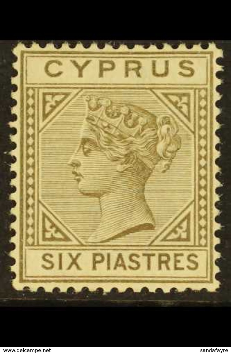 1892-94 6pi Olive-grey Die II, SG 36, Fine Mint, Lovely Fresh Colour. For More Images, Please Visit Http://www.sandafayr - Autres & Non Classés